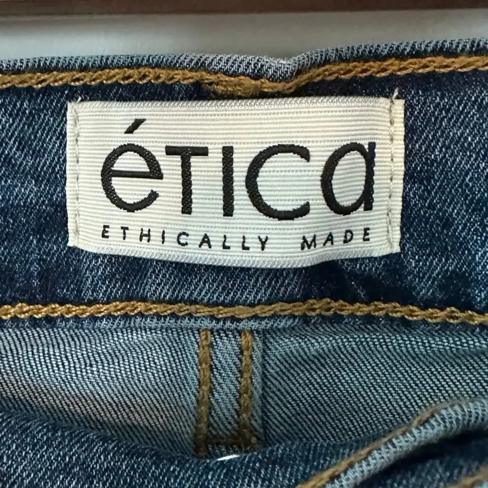 Anthropologie ETICA ANYA HIGH RISE MODERN FLARE in NORTHPORT Size 31 NEW - Picture 6 of 7